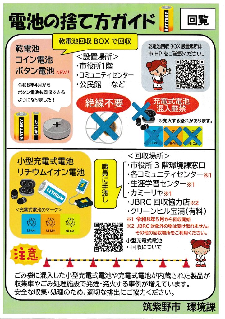 筑紫野市回覧板2026年4月